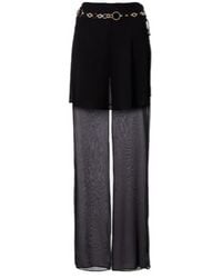 Christopher Esber - Belted Silk Wide-Leg Pants - Lyst