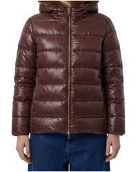 Herno - Ultralight Down Jacket With Faux Fur - Lyst