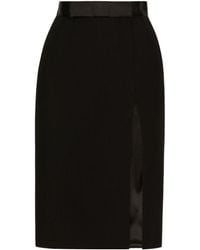 Dolce & Gabbana - High Waist Skirt - Lyst