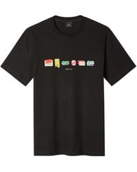Paul Smith - Ps Paul Smith Graphic Printed Crewneck T-Shirt - Lyst