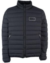 EA7 - Logo-Patch Padded Jacket - Lyst