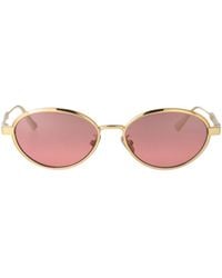 Dior - Eyewear Cannage R1U Oval Sunglasses - Lyst