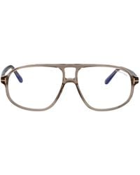 Tom Ford - Eyewear Aviator Frame Glasses - Lyst