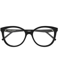 Saint Laurent - Cat-Eye Glasses - Lyst