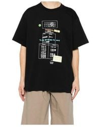 MM6 by Maison Margiela - Library Stamp T-Shirt - Lyst