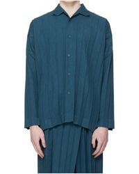 Homme Plissé Issey Miyake - Edge Ensemble Pleated Shirt - Lyst