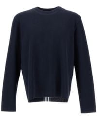 Herno - Long-Sleeved Crew Neck Sweatshirt - Lyst