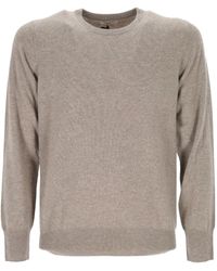 Soft Goat - Crew Neck Long-Sleeved Knitwear - Lyst