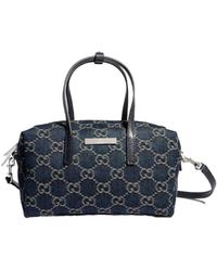 Gucci - Small Boston Bag With Plaque - Lyst