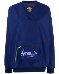 Stella McCartney - V-Neck Pouch Pocket Sweatshirt - Lyst