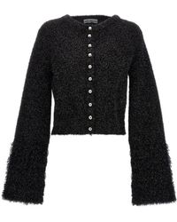 Rabanne - Crewneck Cropped Cardigan - Lyst