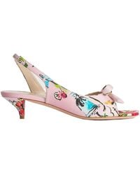 Dior - Iviera Bow Heeled Slingback Sandal - Lyst