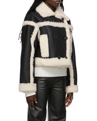 STAND - Logo Splicing Coat - Lyst