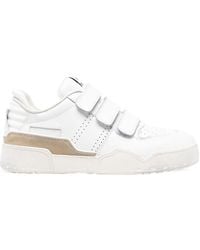 Isabel Marant - Logo-Patch Touch-Strap Sneakers - Lyst