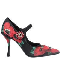 Dolce & Gabbana - Printed Mary Jane High Heels - Lyst