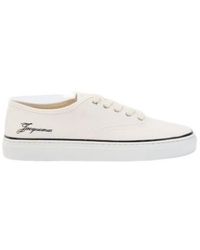 Jacquemus - Embroidered Canvas Sneakers - Lyst