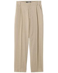 Jacquemus - Pleated Straight-Leg Pants - Lyst