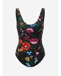 Gucci - Flora One-Piece Swimsuit - Lyst