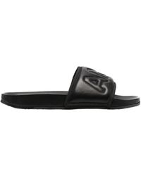 Ambush - Logo Embossed Open-Toe Slides - Lyst
