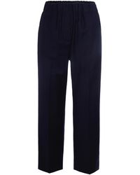 Weekend by Maxmara - Hateley Wool Flannel Trousers - Lyst