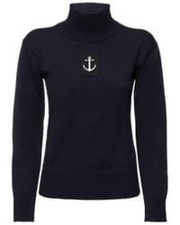Jil Sander - Logo Turtleneck Sweater - Lyst