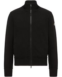 Moncler - Cashmere Wool Zip-Up Cardigan - Lyst