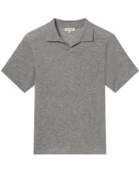 FRAME - Relaxed Open-Collar Polo Shirt - Lyst