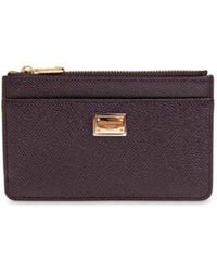 Dolce & Gabbana - Dauphine Logo Plaque Card Holder - Lyst
