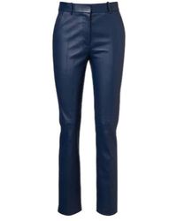 JOSEPH - Coleman Leather Slim Pants - Lyst