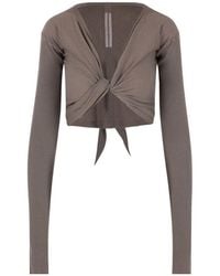 Rick Owens - Long Sleeve Cardigan - Lyst