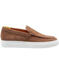 Doucal's - Round Toe Casual Shoes - Lyst