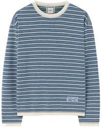WOOYOUNGMI - Striped Knit Sweater - Lyst