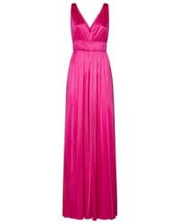 P.A.R.O.S.H. - P.A.R.O..H. V-Neck Sleeveless Maxi Dress - Lyst