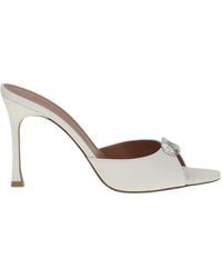 AMINA MUADDI - Crystal-Embellished High-Heeled Sandals - Lyst