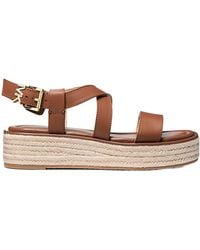 MICHAEL Michael Kors - Lynn Platform Espadrille Sandals - Lyst