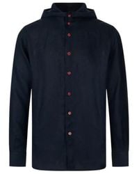 Kiton - Hooded Button-Up Shirt - Lyst