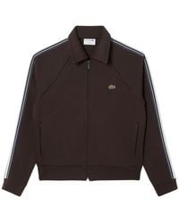 Lacoste - Logo Patch Zip-Up Sweatshirt - Lyst