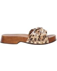 Ganni - Printed Tia Fairy Clogs - Lyst