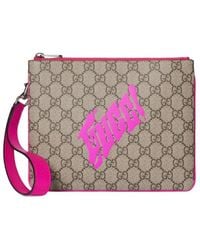 Gucci - Small Pouch With Print - Lyst