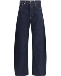 Agolde - Luna Pieced Wide-Leg Jeans - Lyst