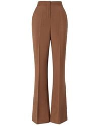 Fendi - High-Waisted Flared Trousers - Lyst