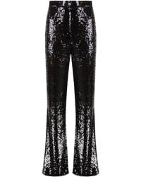 Nili Lotan - Sequined Flared Trousers - Lyst