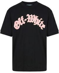 Off-White c/o Virgil Abloh - Short-Sleeved T-Shirt - Lyst