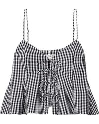 Sea - Neci Gingham Cotton-Poplin Camisole - Lyst