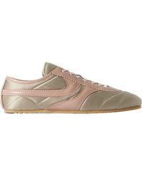 Dries Van Noten - Quilted Satin Sneakers - Lyst