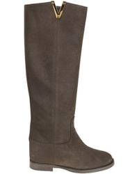 Via Roma 15 - Desiree Leather Boots - Lyst