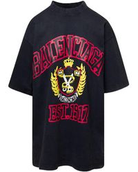 Balenciaga - Item O-Neck Short-Sleeved T-Shirt - Lyst