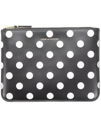 Comme des Garçons - Comme Des Garçons Wallet Polka Dot Clutch Bag - Lyst