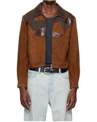 ANDERSSON BELL - Harvey Patchwork Suede Jacket - Lyst