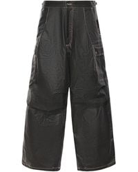 PDF CHANNEL - Pdf Channel Wide-Leg Cargo Pants - Lyst
